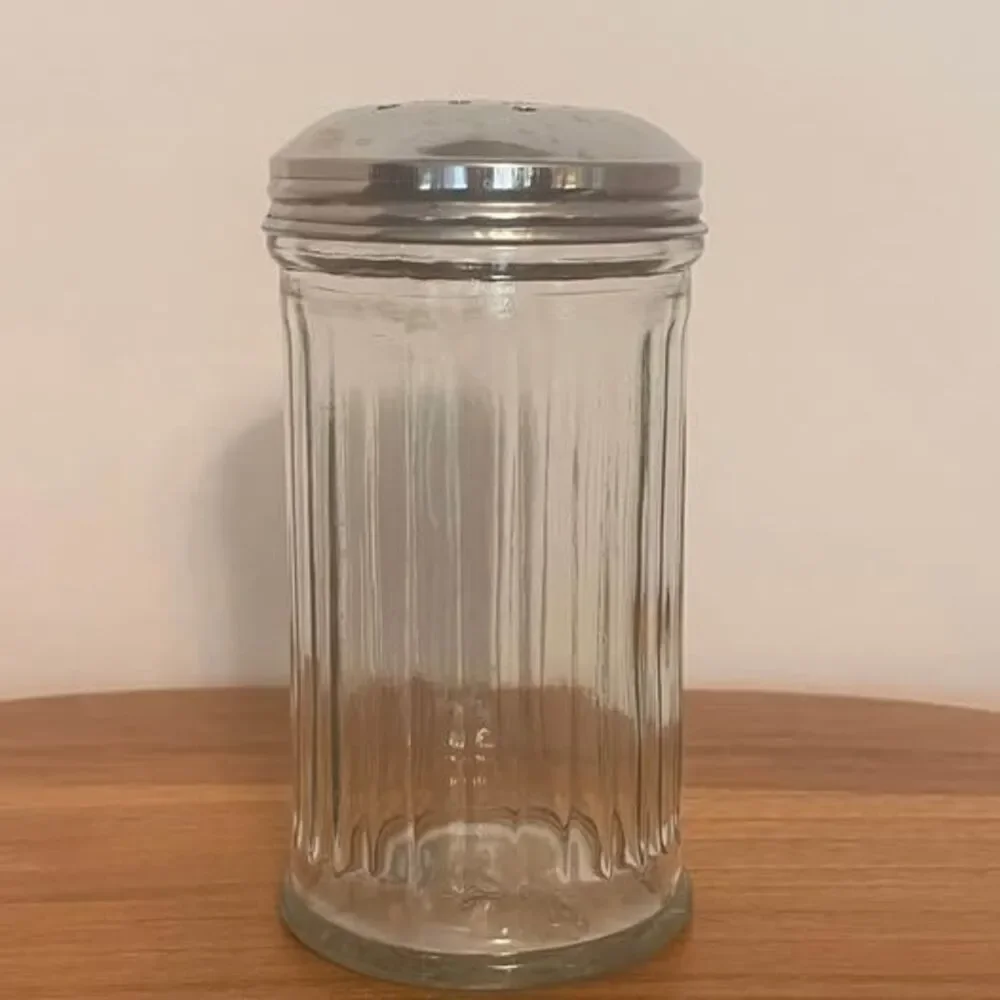 Vintage Diner Style Glass Sugar Dispenser – 12 oz